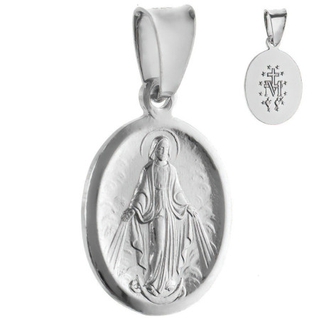 Stříbrný přívěsek Zázračná medailka