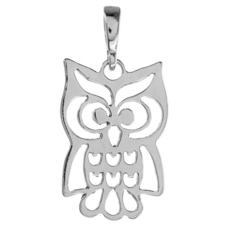 Stříbrný přívěsek - sova