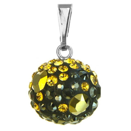 Stříbrný přívěsek - barevné křišťály Swarovski