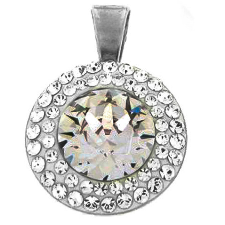 Stříbrný přívěsek - křišťály Swarovski