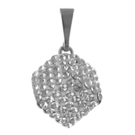 Stříbrný přívěsek - křišťály Swarovski