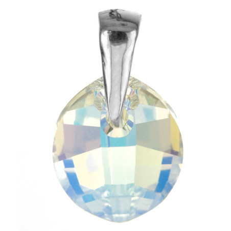Stříbrný přívěsek - AB křišťál Swarovski