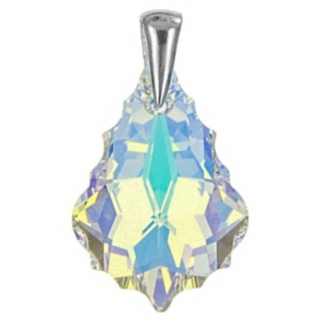 Stříbrný přívěsek - AB křišťál Swarovski