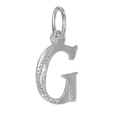 Stříbrný přívěsek - písmeno G