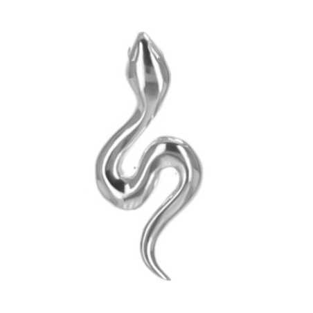 Stříbrný přívěsek - had