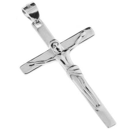 Stříbrný přívěsek - křížek s Ježíšem