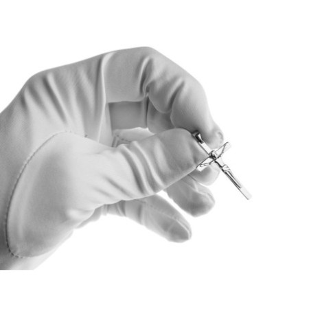 Stříbrný přívěsek - křížek s Ježíšem