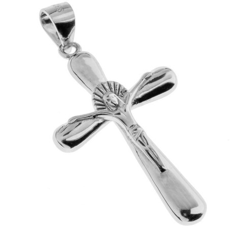 Stříbrný přívěsek - křížek s Ježíšem