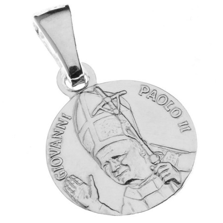 Stříbrný přívěsek - sv. Jan Pavel II.