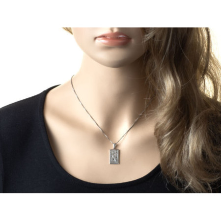 Stříbrný přívěsek - sv. Kryštof