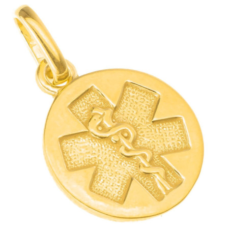 Pozlacený stříbrný přívěsek - hvězda života