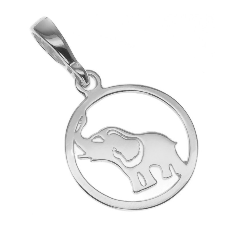 Stříbrný přívěsek - slon