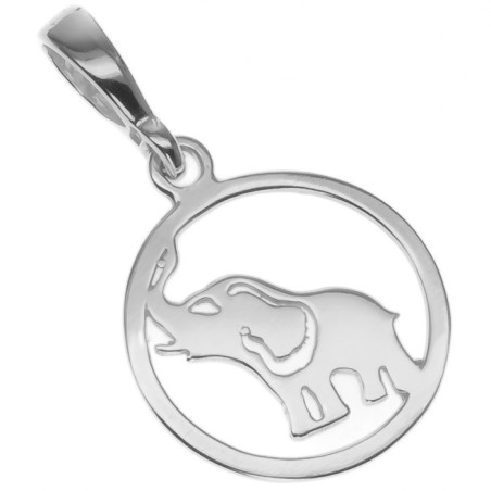 Stříbrný přívěsek - slon