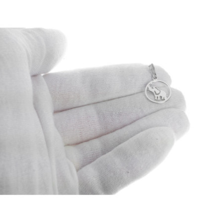 Stříbrný přívěsek - slon