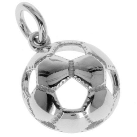Stříbrný přívěsek - futbalová lopta