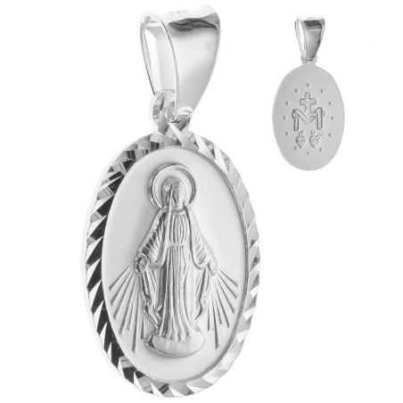 Stříbrný přívěsek Zázračná medailka