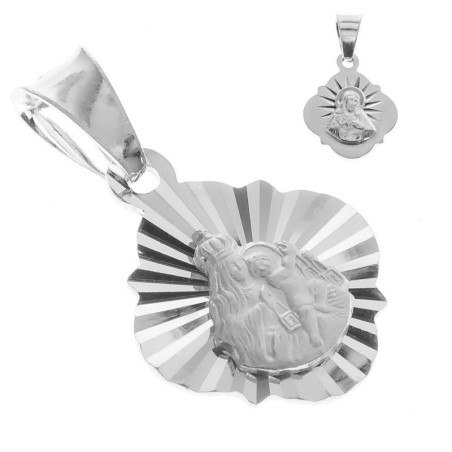 Stříbrný přívěsek Škapulíř