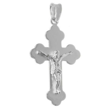 Stříbrný přívěsek - křížek s Ježíšem
