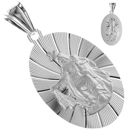 Stříbrný přívěsek Škapulíř