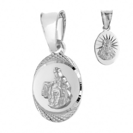 Stříbrný přívěsek Škapulíř