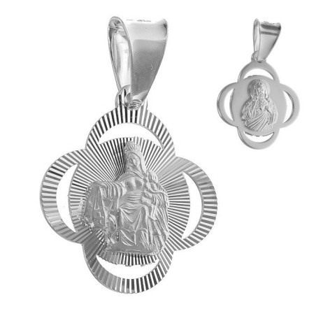 Stříbrný přívěsek Škapulíř