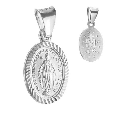 Stříbrný přívěsek Zázračná medailka