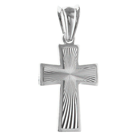 Stříbrný přívěsek - křížek