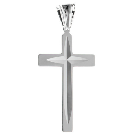 Stříbrný přívěsek - křížek