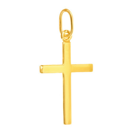 Pozlacený stříbrný přívěsek - křížek
