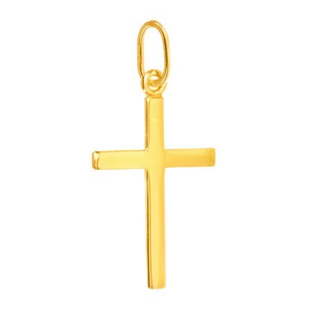 Pozlacený stříbrný přívěsek - křížek