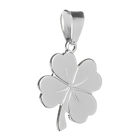 Stříbrný přívěsek - čtyřlístek