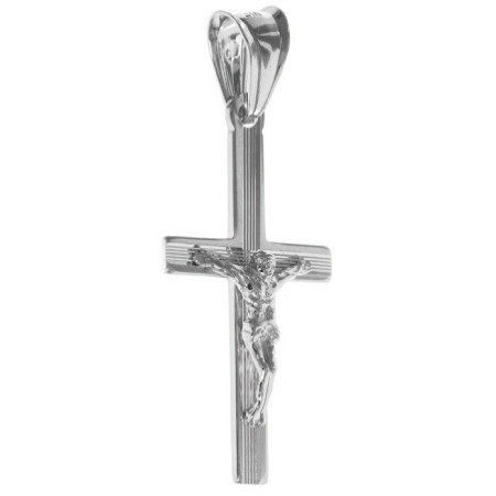 Stříbrný přívěsek - křížek s Ježíšem