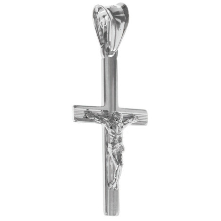 Stříbrný přívěsek - křížek s Ježíšem