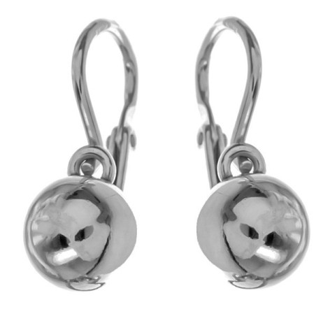 Stříbrné náušnice - kulky