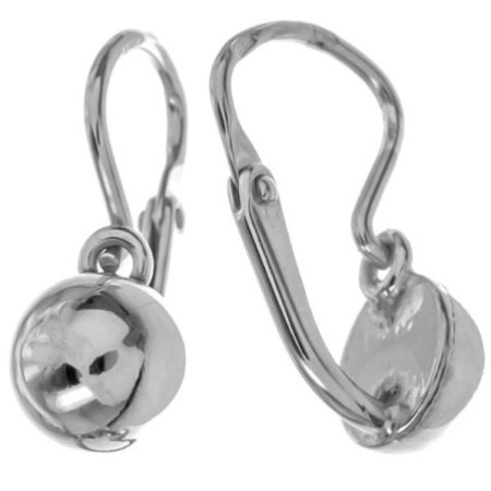 Stříbrné náušnice - kulky