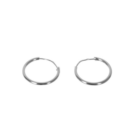 Stříbrné náušnice kroužky - 16 mm průměr