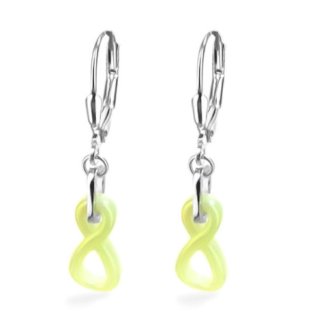 Stříbrné náušnice - nekonečno