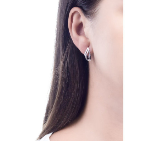 Stříbrné náušnice - s ručním gravírem