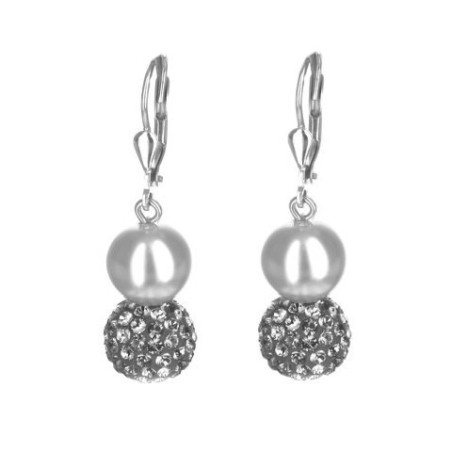 Stříbrné náušnice - kulky