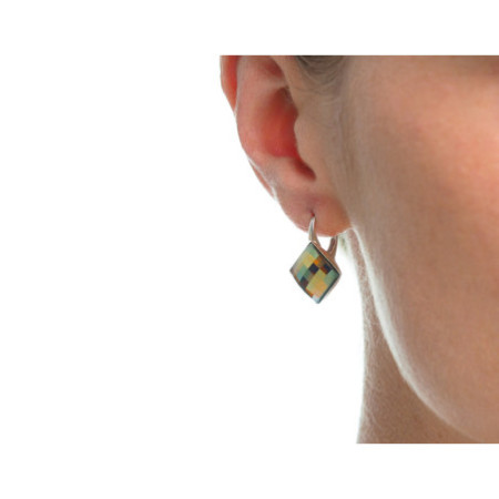 Stříbrné náušnice - křišťál Swarovski