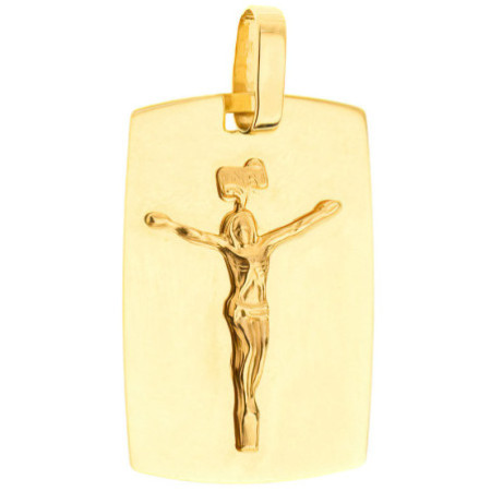Zlatý přívěsek - křížek s Ježíšem