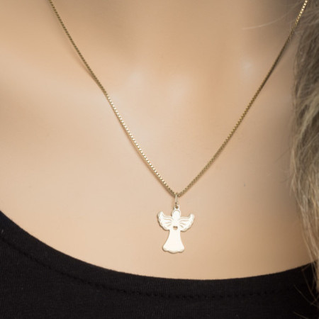 Zlatý přívěsek - anděl