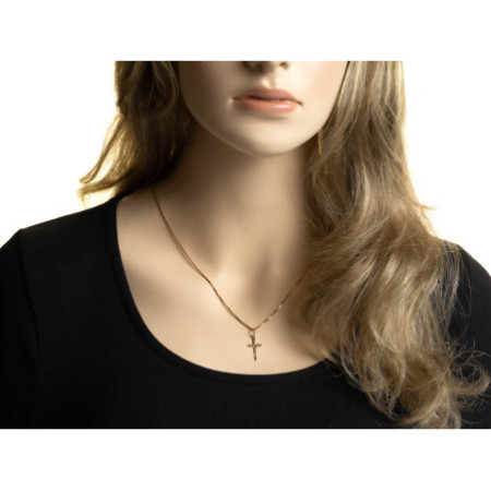 Zlatý přívěsek - křížek