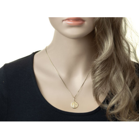 Zlatý přívěsek Škapulíř