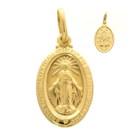 Zlatý přívěsek Zázračná medailka