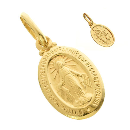 Zlatý přívěsek Zázračná medailka
