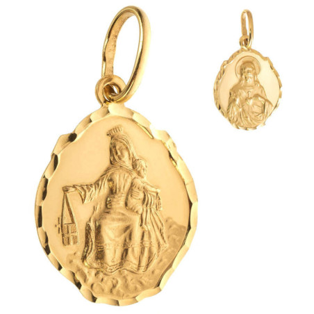 Zlatý přívěsek Škapulíř