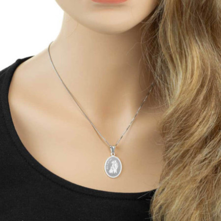 Stříbrný přívěsek - sv. Florián