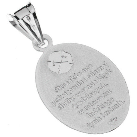 Stříbrný přívěsek - sv. Florián