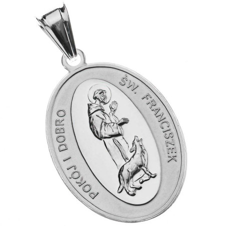 Stříbrný přívěsek - sv. František